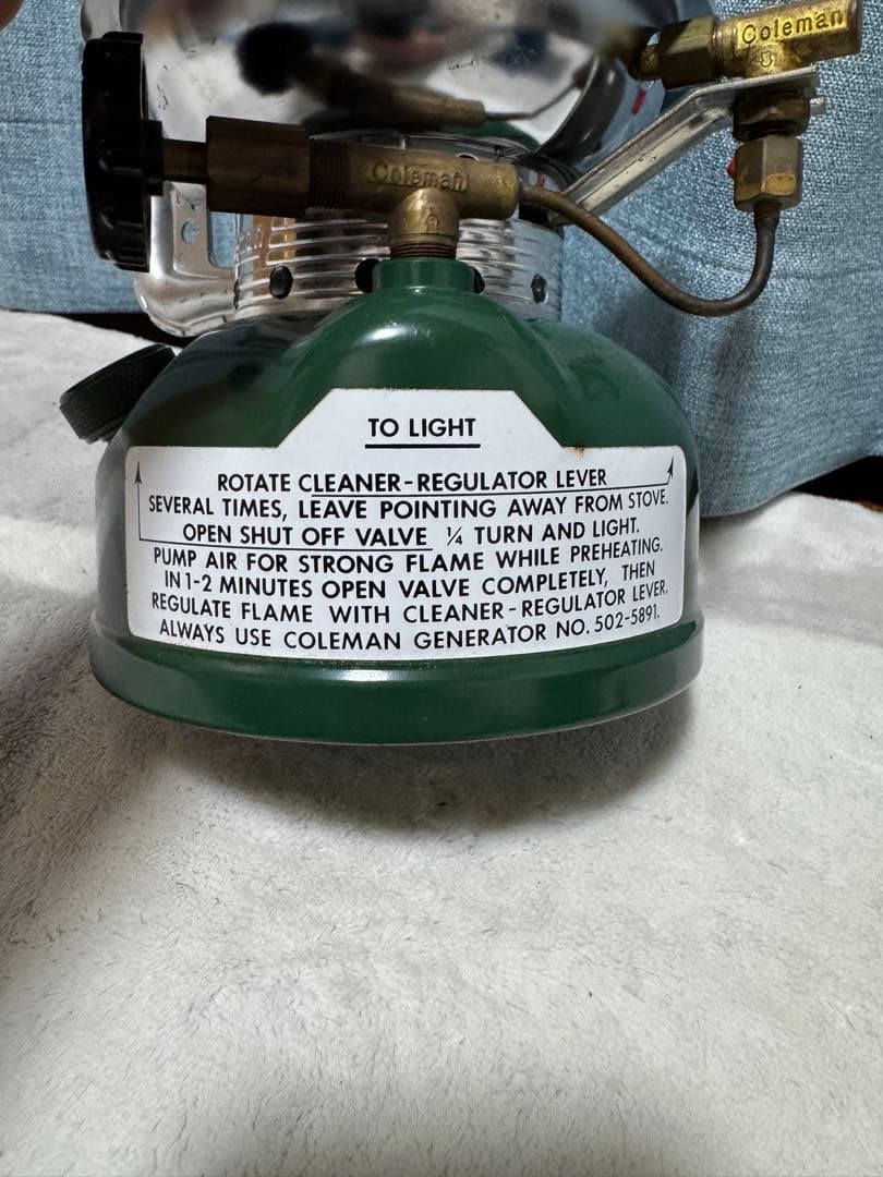 コールマン　スポーツスター502 緑　ケース付き　送料無料！