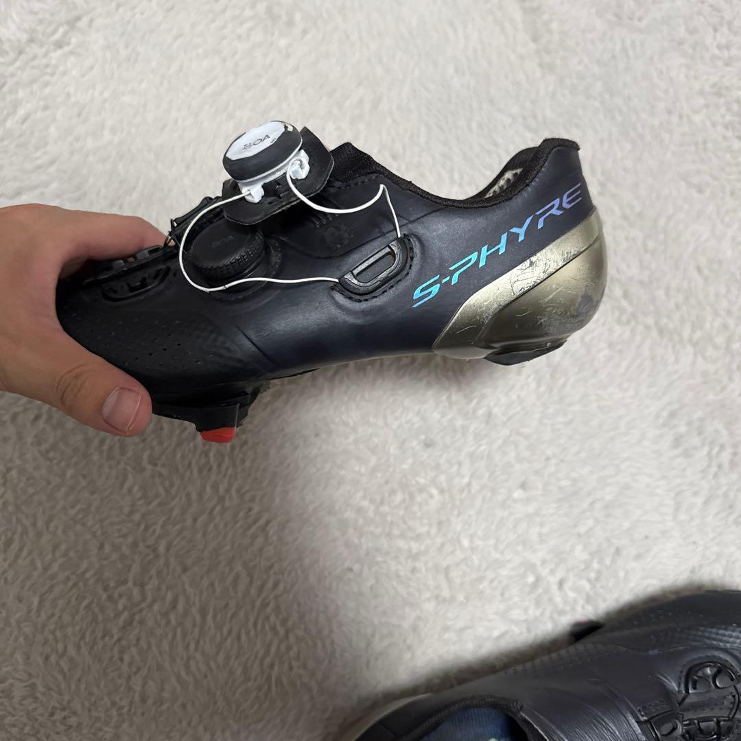 Shimano S-PHYRE ブラックシューズ