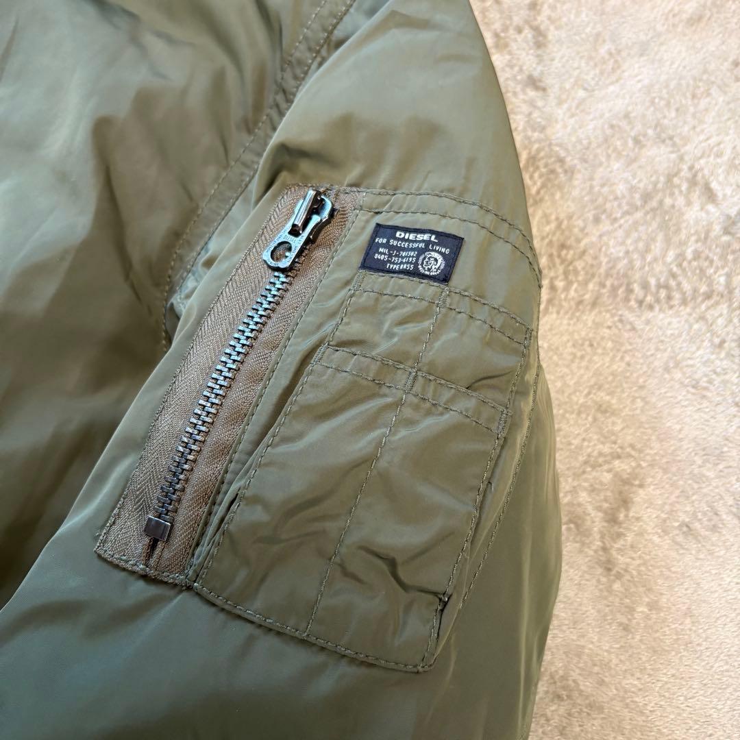 【稀少】DIESEL ディーゼル N2-B ミリタリージャケット カーキ S