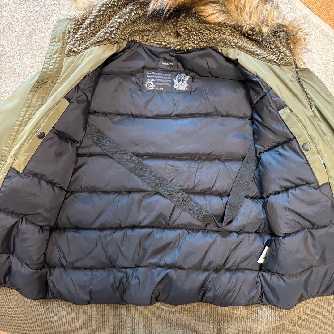 【稀少】DIESEL ディーゼル N2-B ミリタリージャケット カーキ S