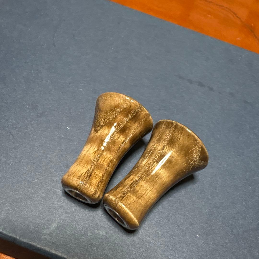 ★新発売★ スプリームスタイル　ラウンドノブ　神代タモ　激杢