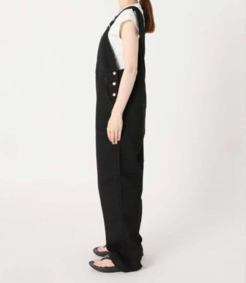 FRAMeWORK Wrangler別注ワンショルダーオーバーオール ブラックS