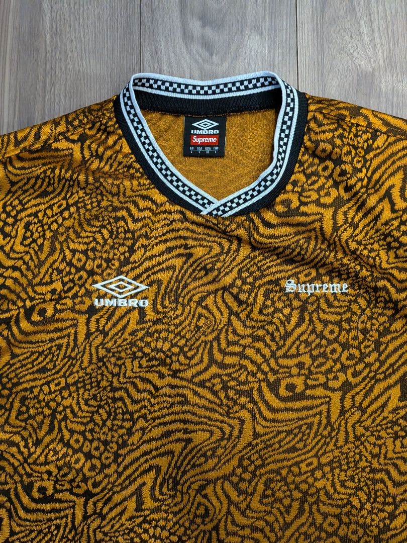 【美品】Umbro×Supreme サッカーシャツ 半袖 XL
