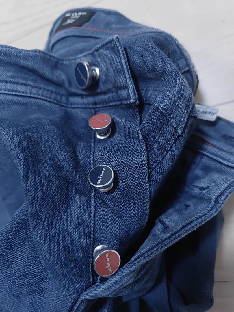美品32】Kiton 極上 高級 デニムパンツ