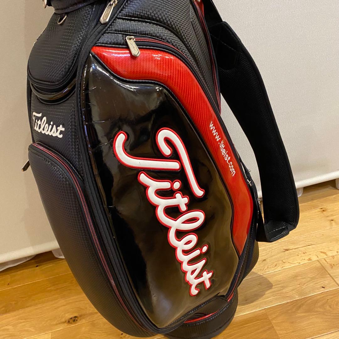 Titleist キャディバッグ ブラック　タイトリスト　ゴルフバッグ