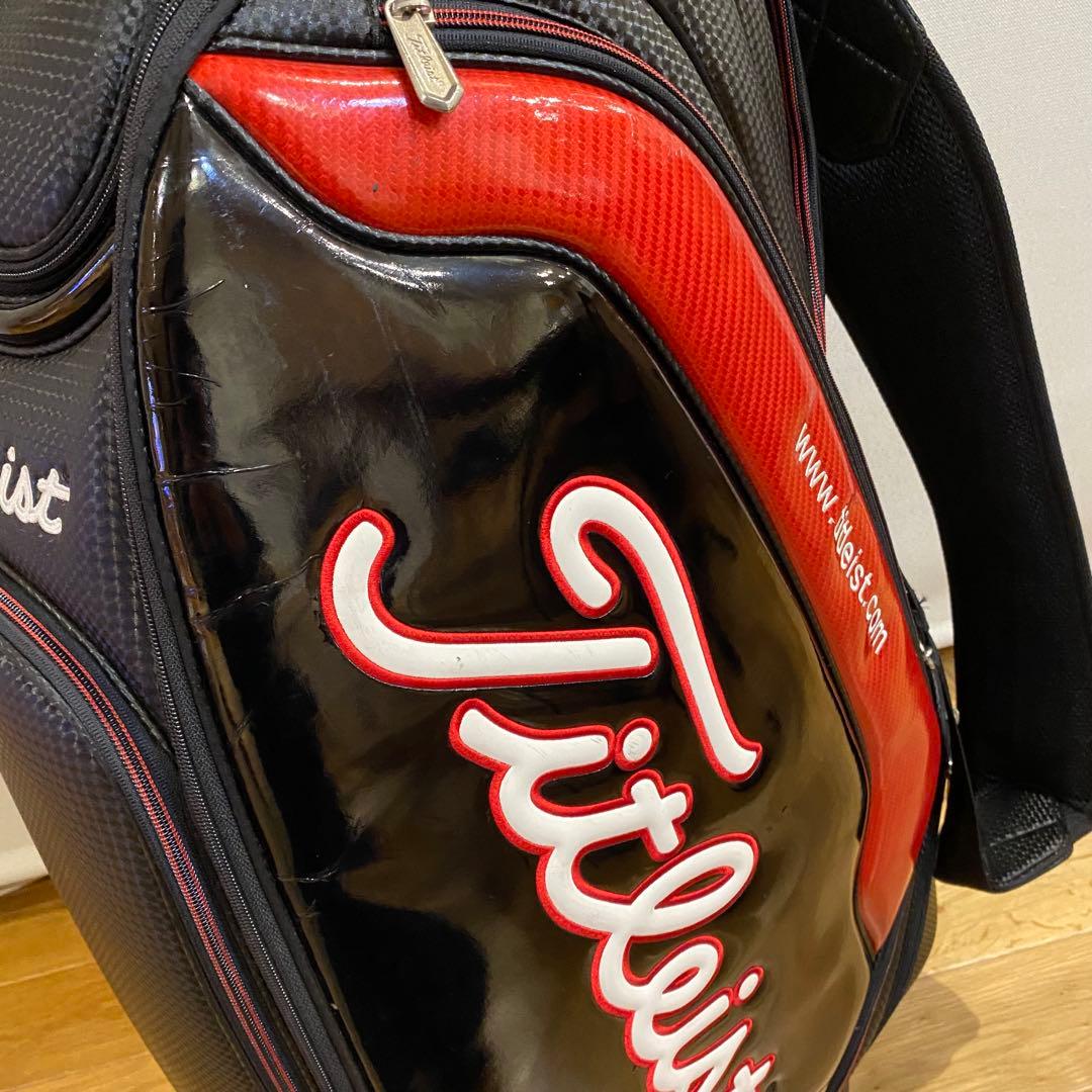 Titleist キャディバッグ ブラック　タイトリスト　ゴルフバッグ
