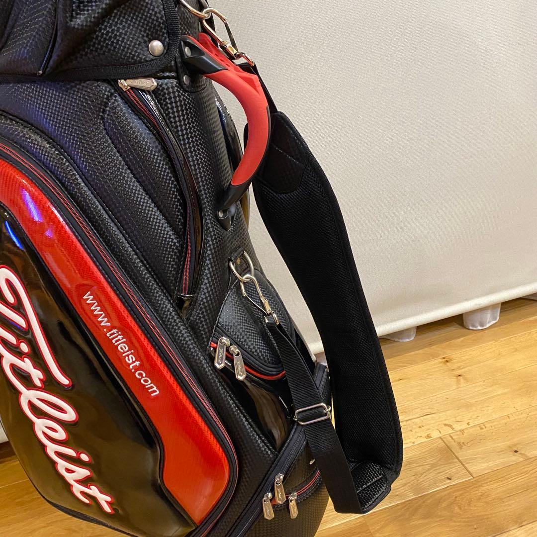 Titleist キャディバッグ ブラック　タイトリスト　ゴルフバッグ