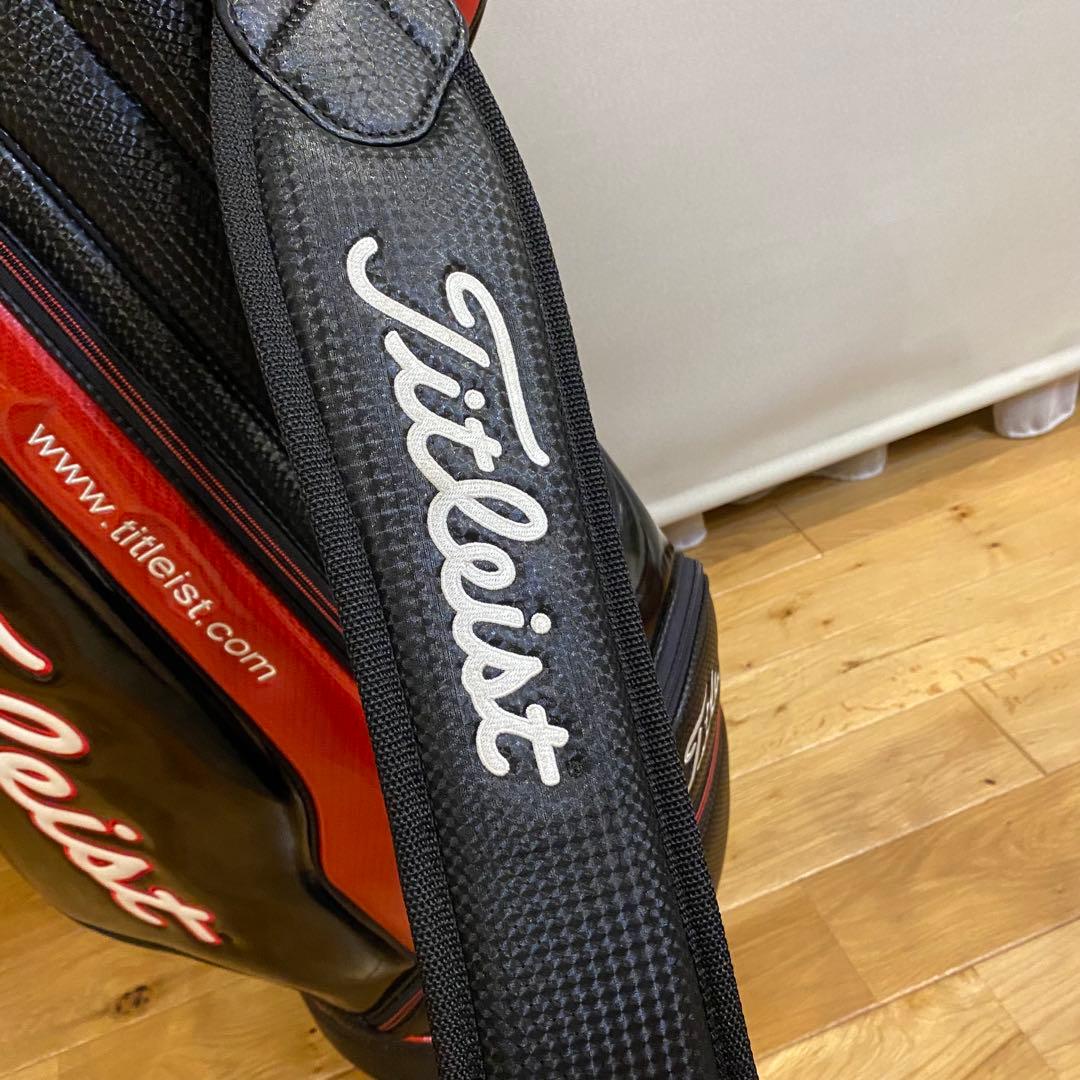 Titleist キャディバッグ ブラック　タイトリスト　ゴルフバッグ