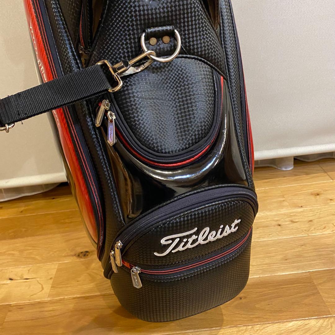 Titleist キャディバッグ ブラック　タイトリスト　ゴルフバッグ