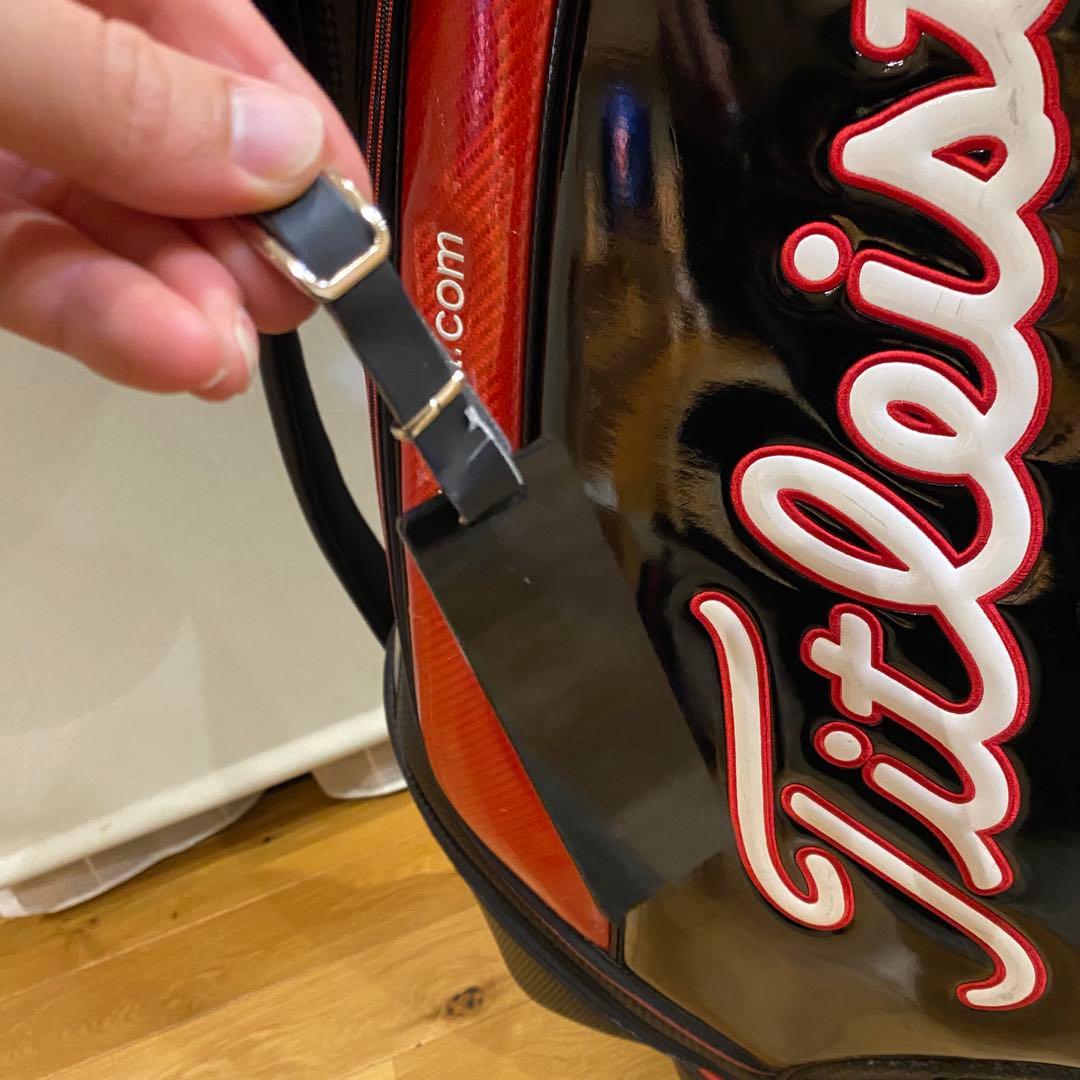 Titleist キャディバッグ ブラック　タイトリスト　ゴルフバッグ