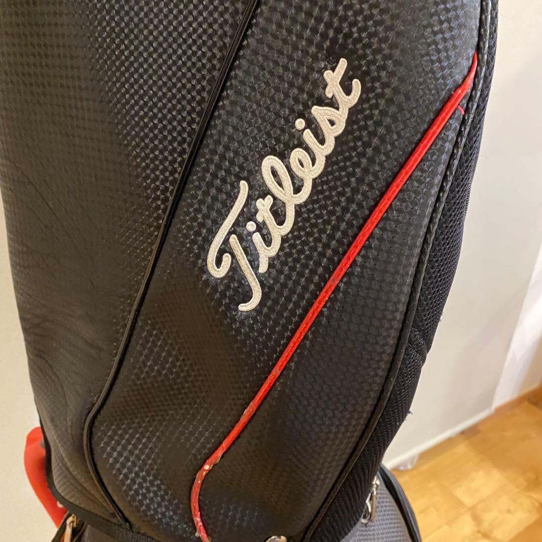 Titleist キャディバッグ ブラック　タイトリスト　ゴルフバッグ