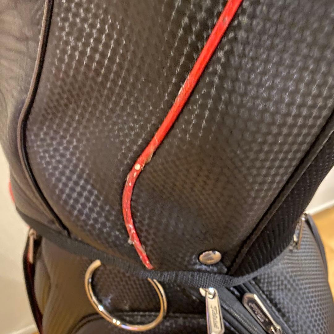 Titleist キャディバッグ ブラック　タイトリスト　ゴルフバッグ