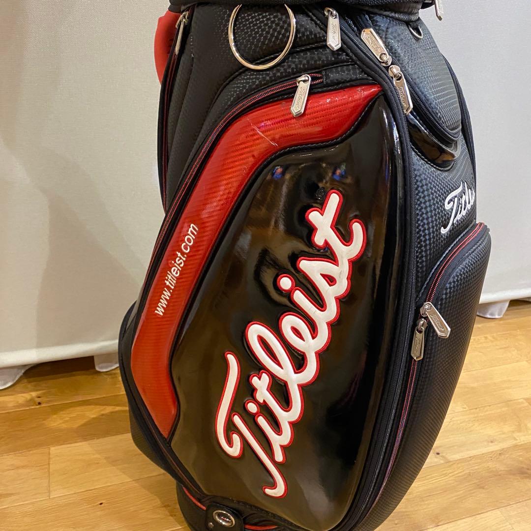 Titleist キャディバッグ ブラック　タイトリスト　ゴルフバッグ