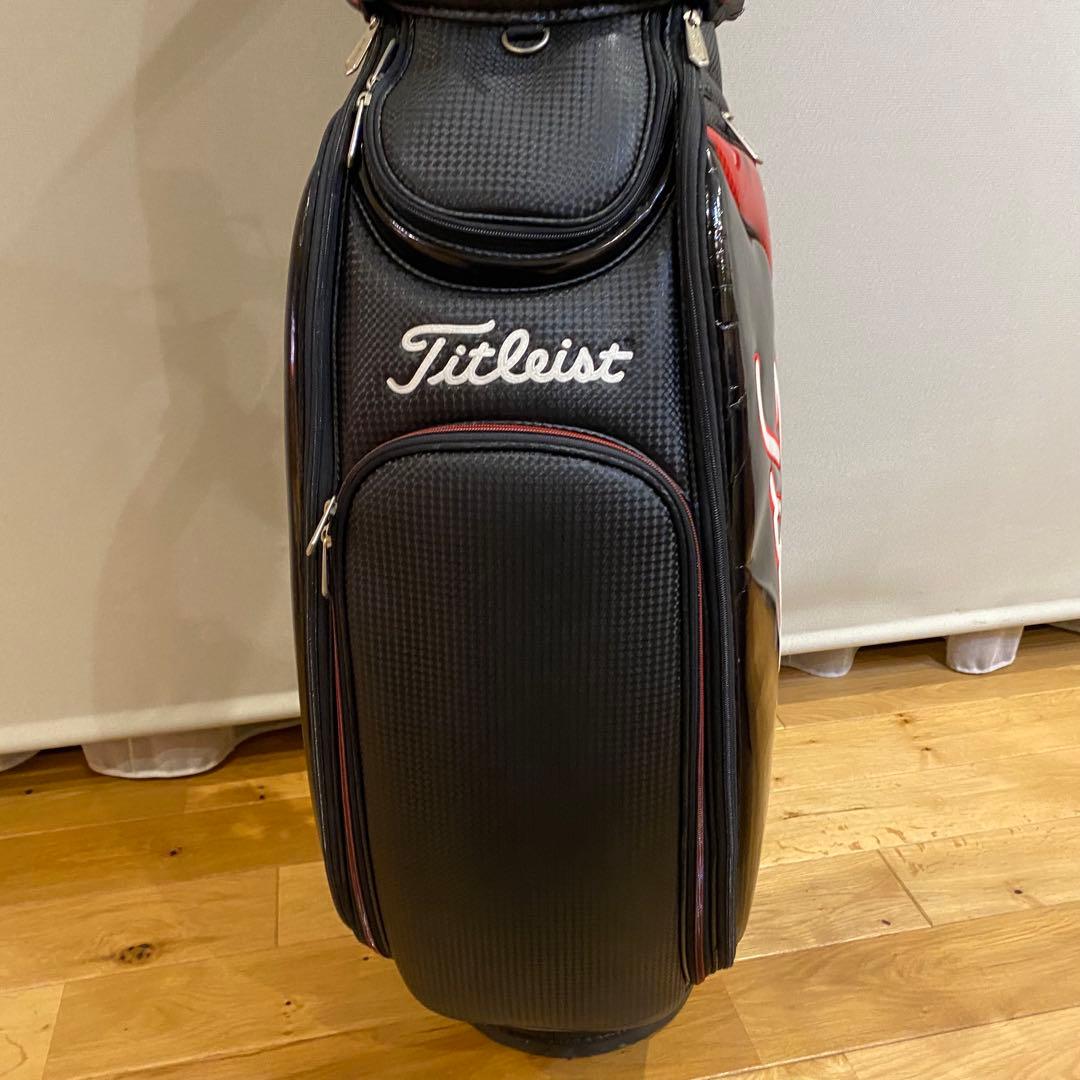 Titleist キャディバッグ ブラック　タイトリスト　ゴルフバッグ