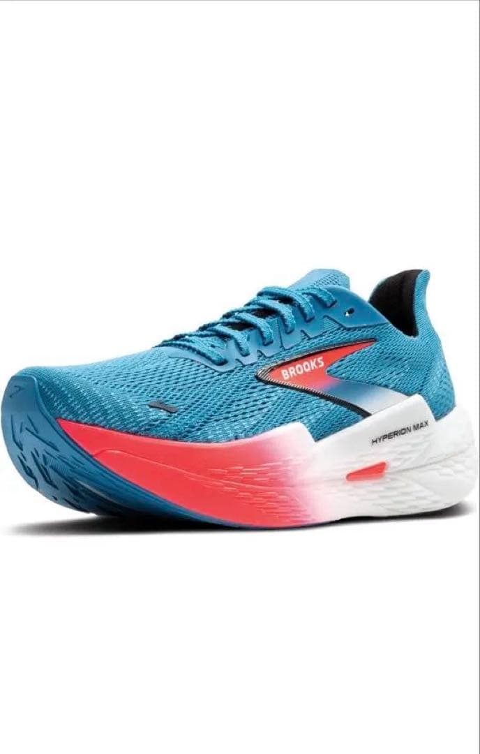 BROOKS スポーツシューズ 青/赤