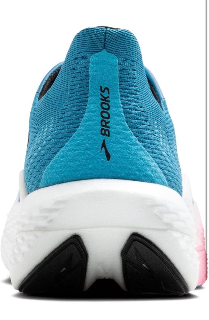 BROOKS スポーツシューズ 青/赤