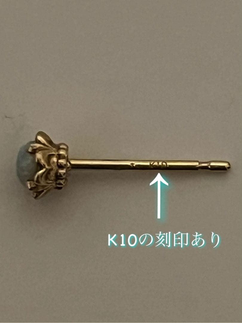 ✴︎ “agate” オパールピアス 10金 ✴︎