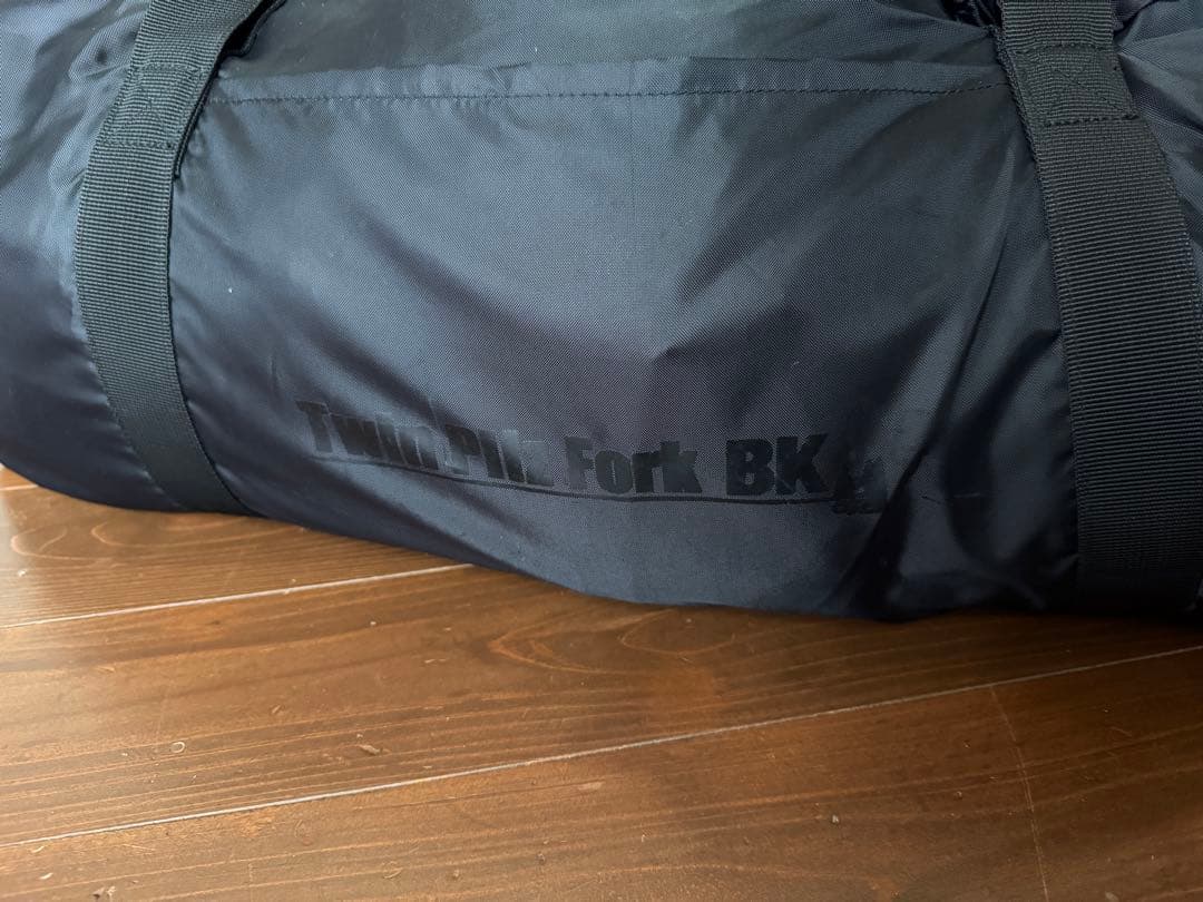 ツインピルツフォーク ブラック　二股ポール＆設営ガイドセット Ogawa