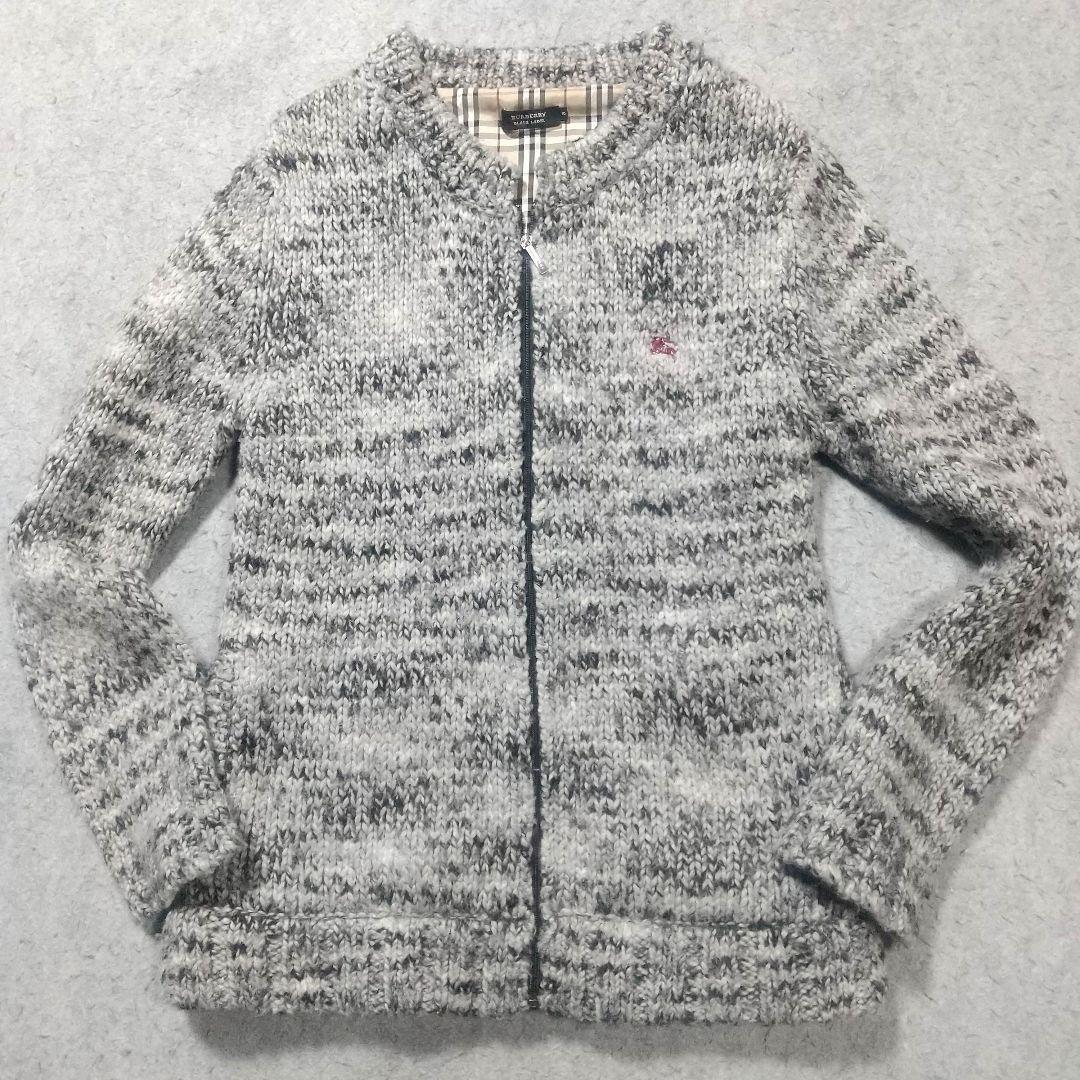 バーバリーブラックレーベル ニットジャケット L ドライバーズニット アウター