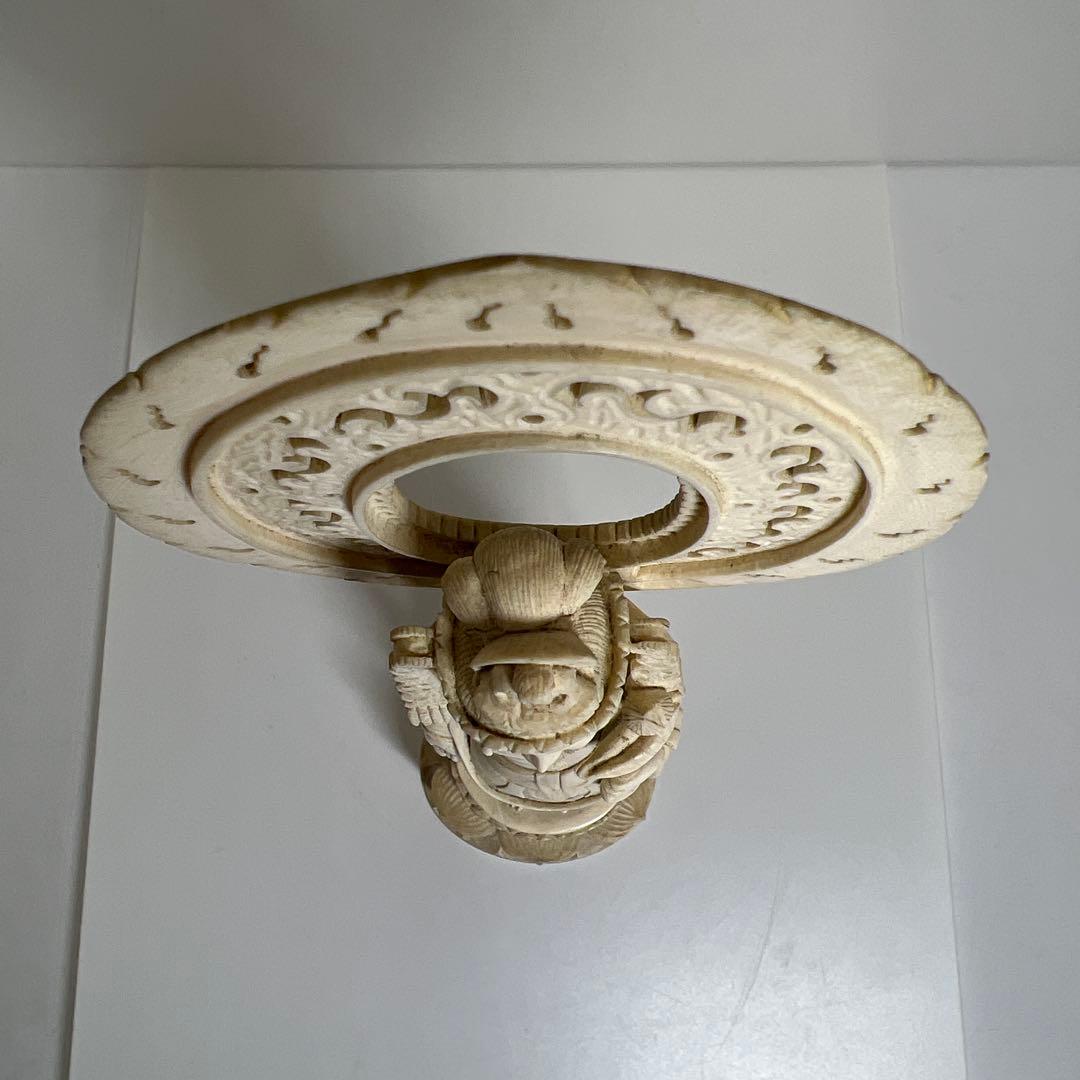 極上観音像　高さ約40㎝/1099g 東Y7-1211☆2Fトルニ