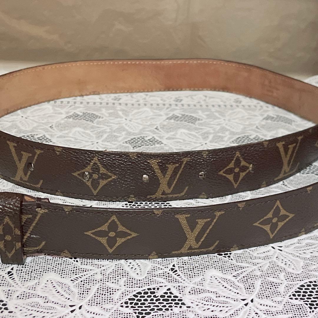 Louis Vuitton ルイヴィトン モノグラム レザーベルト ユニセックス