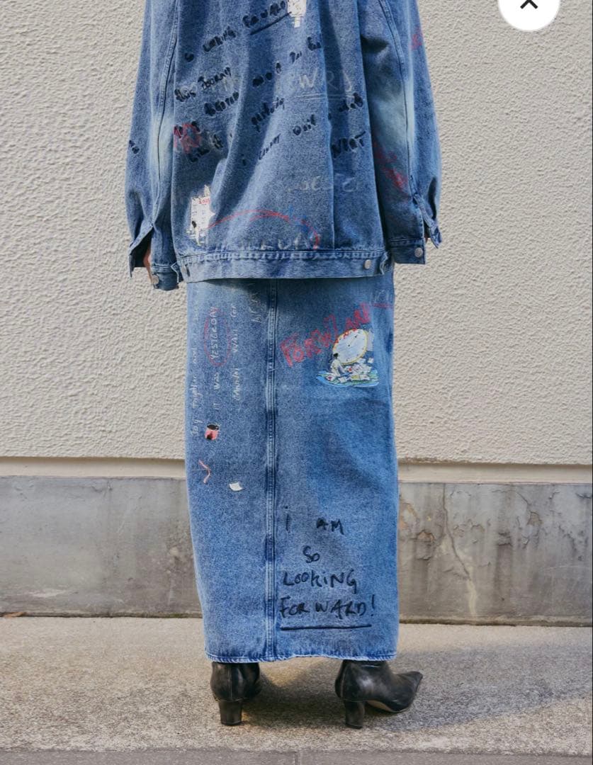 Gabrielle×Ameri 10THHISTORY I LINE SKIRT