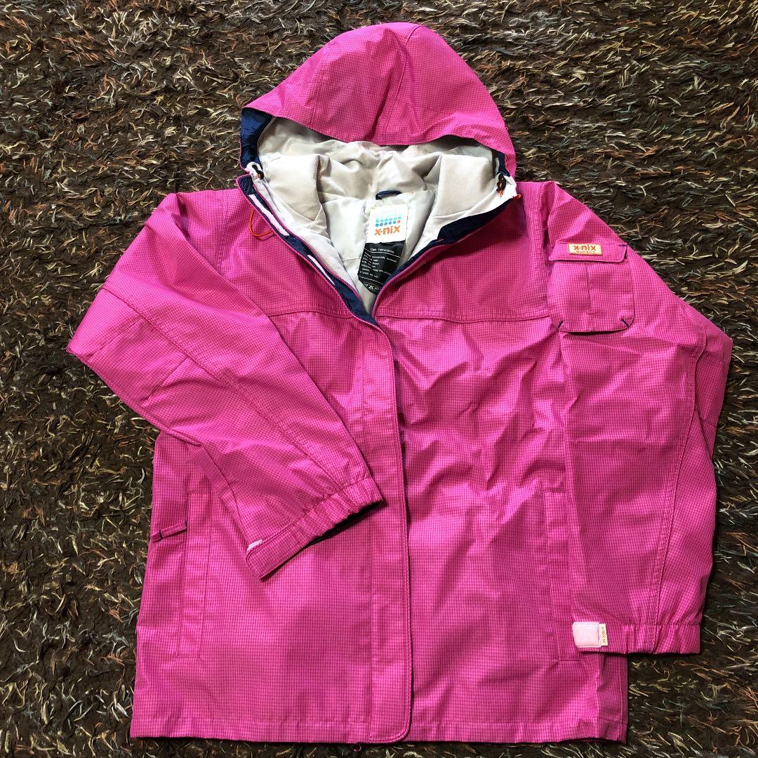 X-NiX ピンクストライプ スノーボードウェア