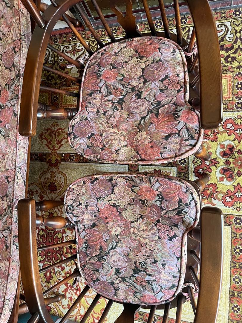 ささら＊飛騨産業 1脚 キツツキ 椅子 アーム ダイニングチェア セット