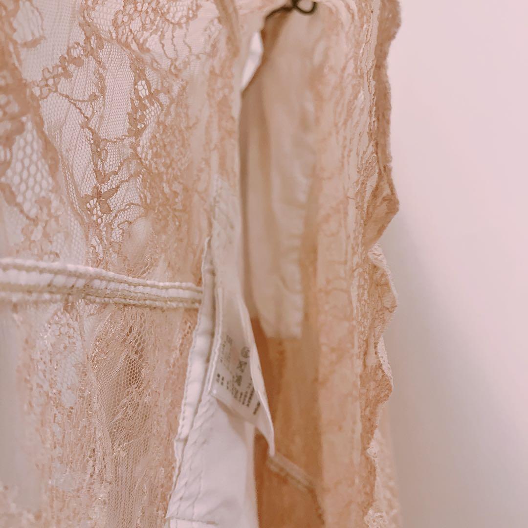 COMME des GARÇONS コムデギャルソン フード付きレースポンチョ