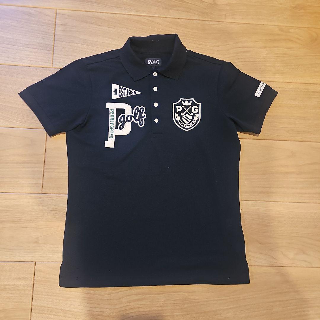 PEARLY GATES ネイビーポロシャツ パーリーゲイツ 4 ゴルフウェア