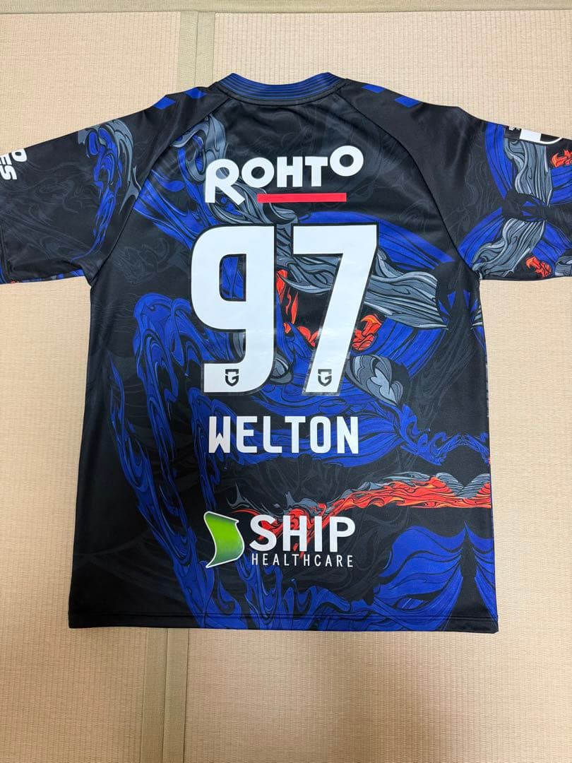 美品】ガンバ大阪 EXPO ユニフォーム 2024 ウェルトン選手