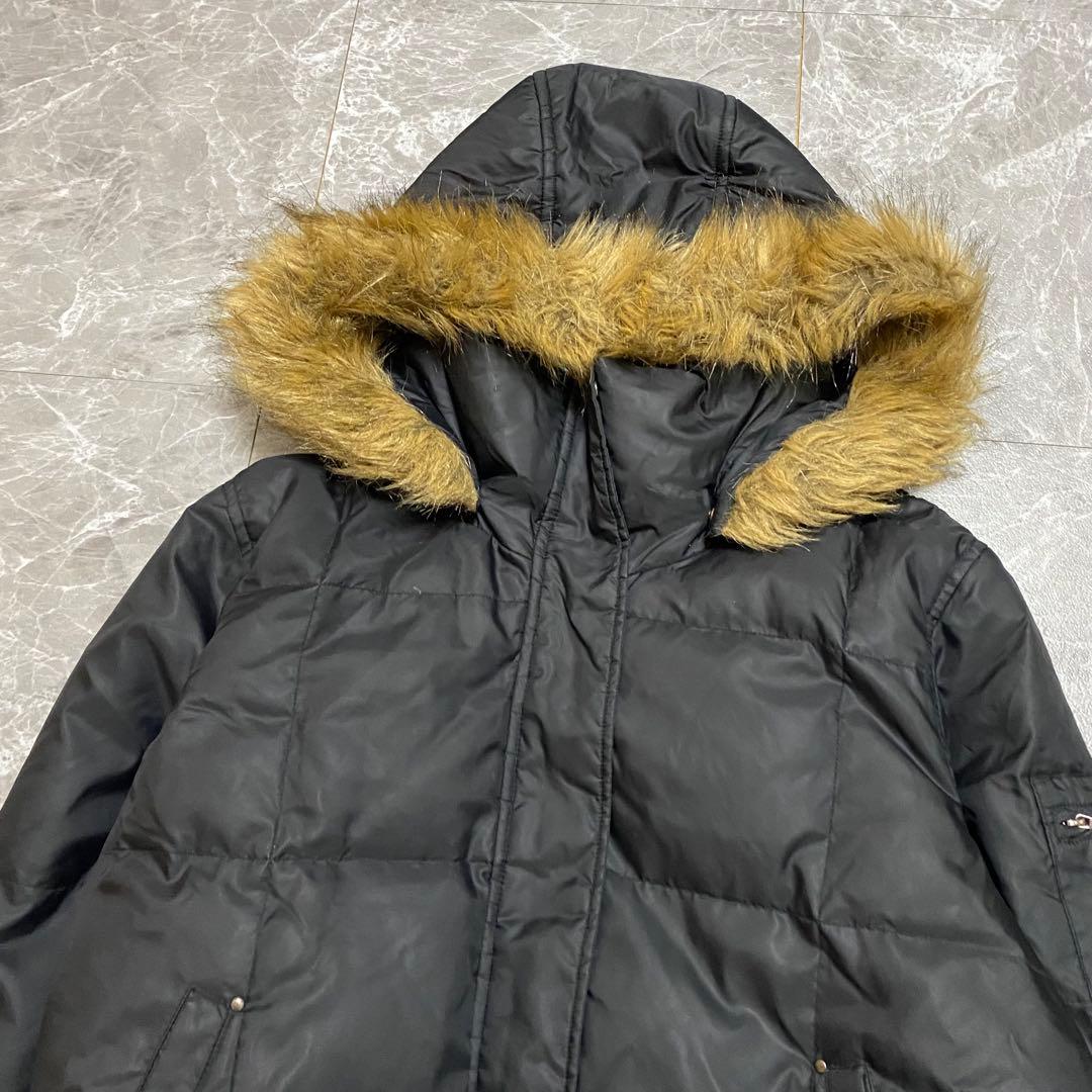 00s archive 短丈 ファー ダウンジャケット N-2B y2k 平成