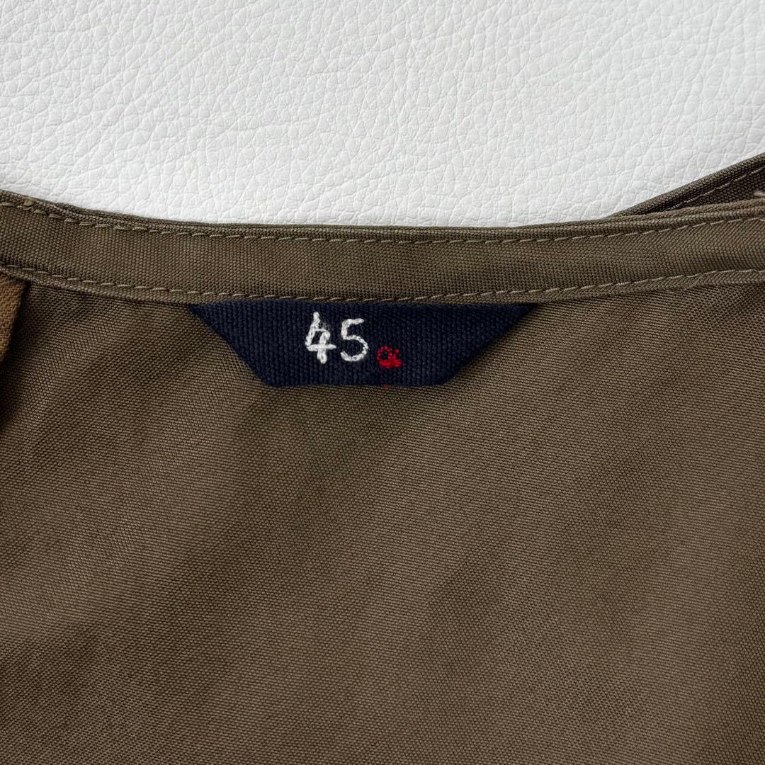 45R 綿ナイロンオックスフォードワンピース