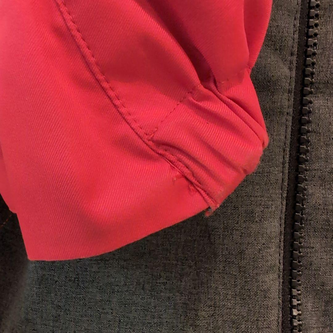 子供用スキーウェア 上下セット 赤青グレー