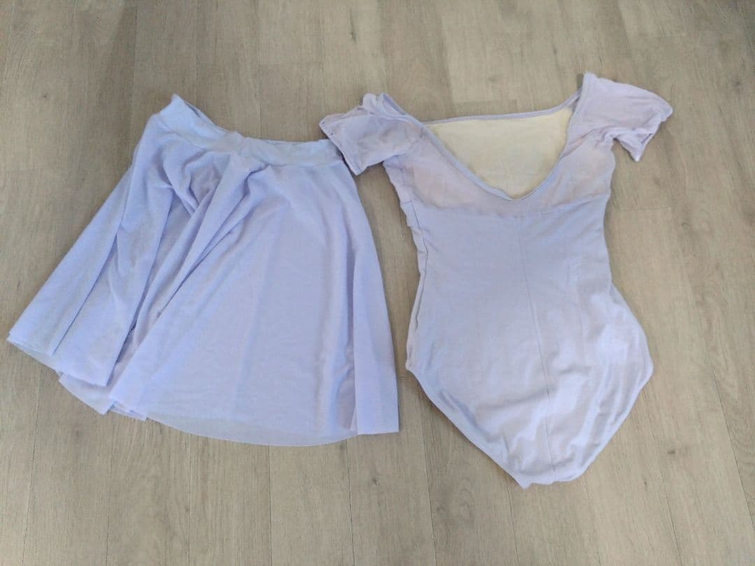 チャコット Lサイズ バレエレオタード Mサイズスカートセット