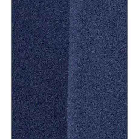 23区　【中村アンさん着用】ダブルクロスベロアスタンドカラーコート　インクブルー