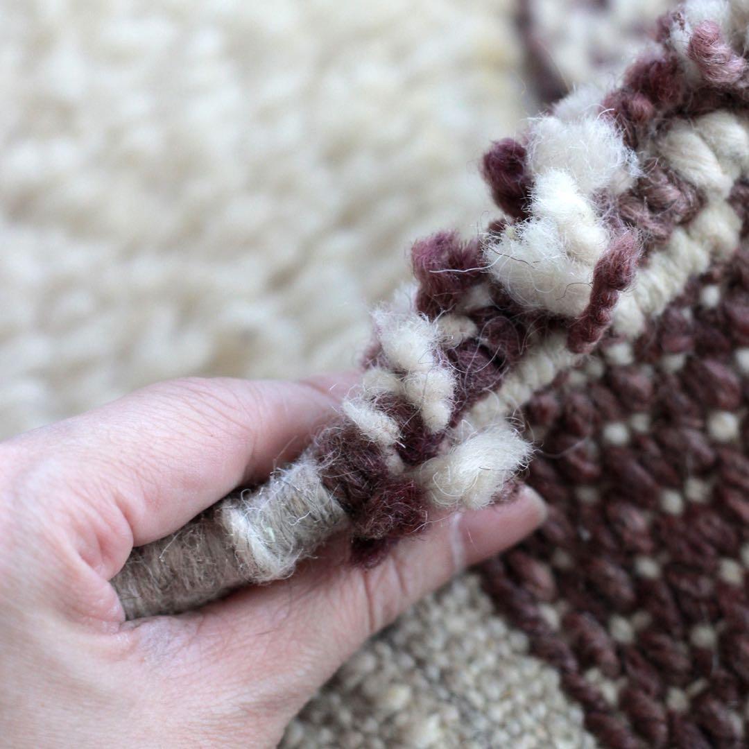 【y.m】超希少！ザナフィ モロッコラグ アクセントラグ 106×66cm