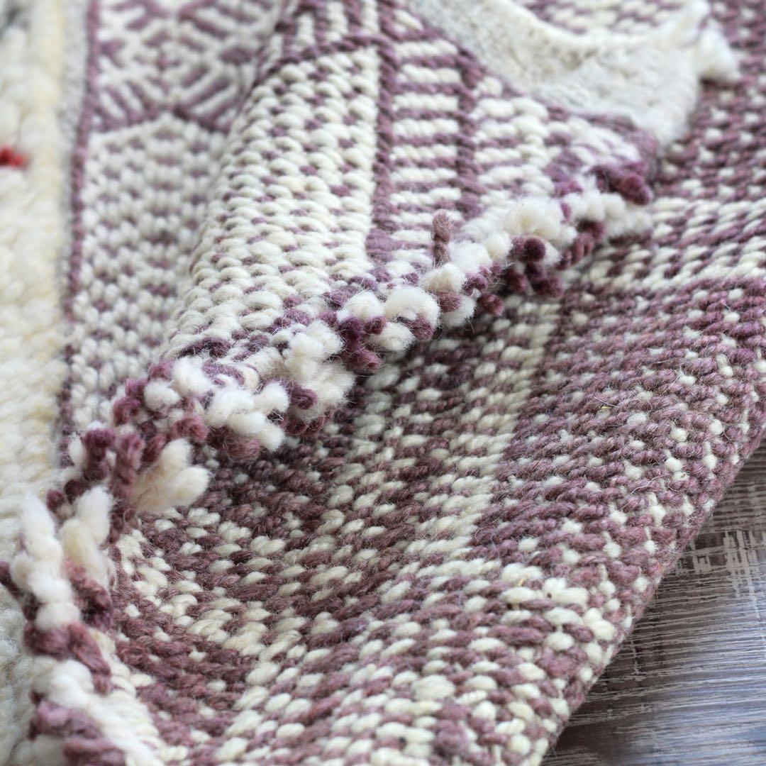 【y.m】超希少！ザナフィ モロッコラグ アクセントラグ 106×66cm