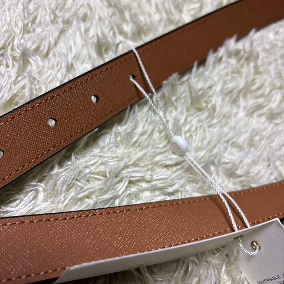 タグ付未使用 TORY BURCH トリーバーチ リバーシブル ロゴベルト XS