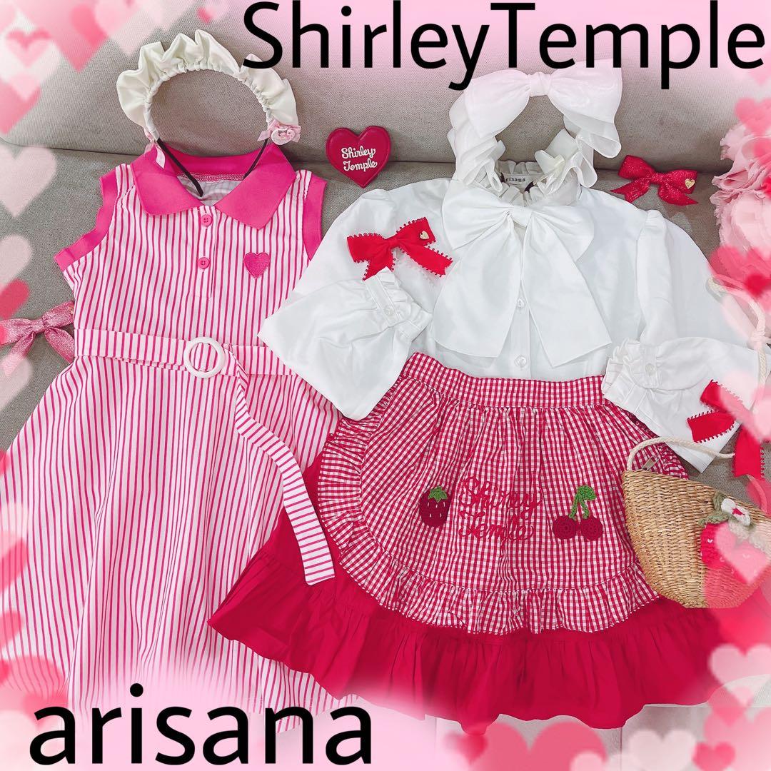 シャーリーテンプル❤️ファミリア❤️ワンピ❤️スカート❤️いちご