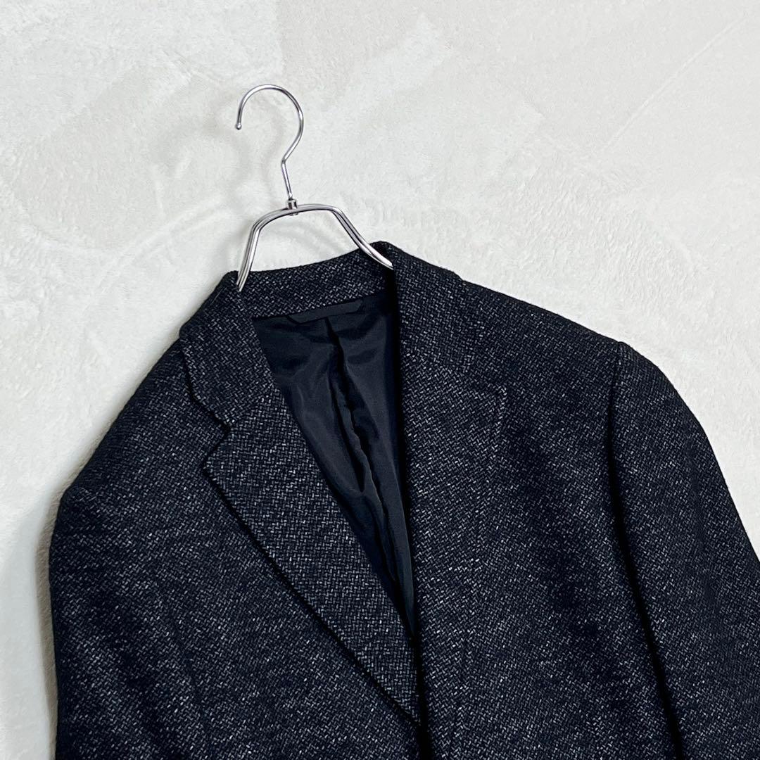 美品『ジョゼフ オム』ツイード チェスターコート ヘリンボー