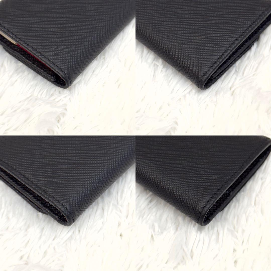 極美品⭐️現行 RFID内蔵 PRADA プラダ サフィアーノ レザー キーケース