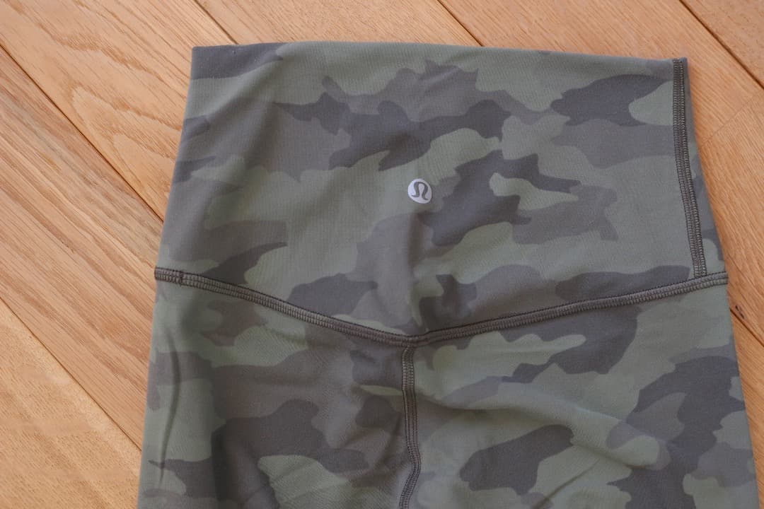 ルルレモン Align ハイライズパンツ フルレングス サイズ2 迷彩