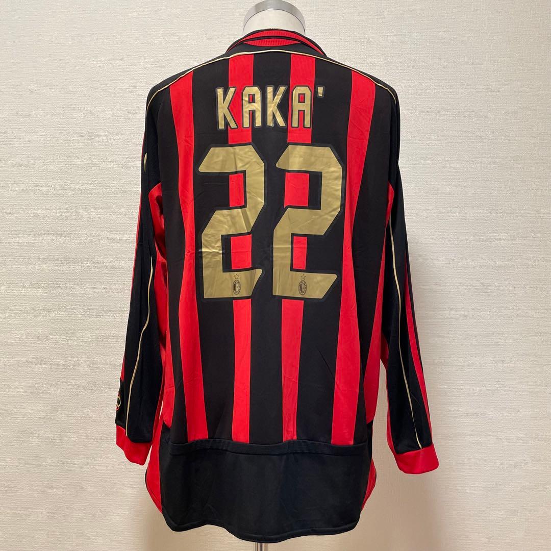 adidas ユニフォーム ACミラン カカ ゴールド刺繍 06-07 ホーム - メルカリ