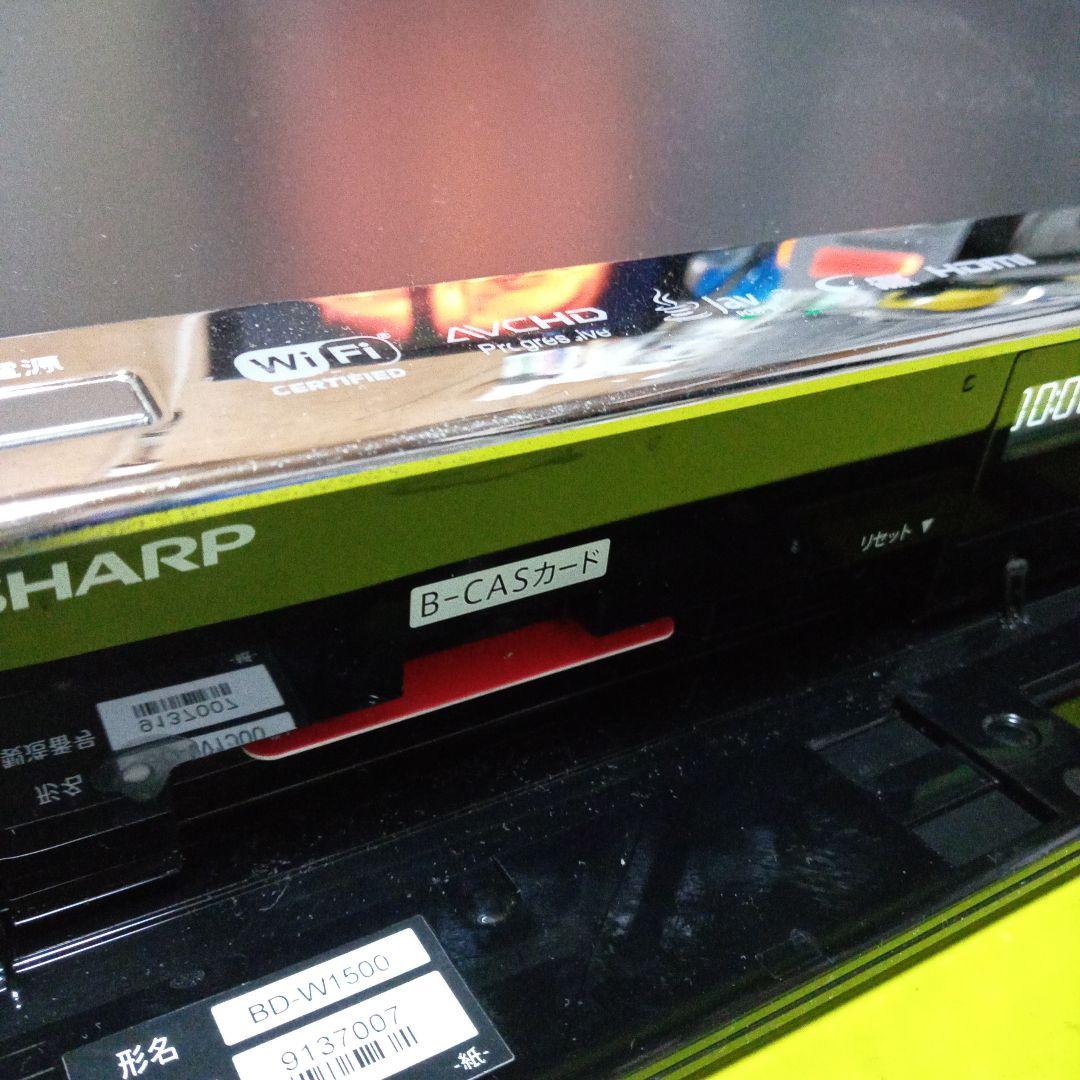 SHARP AQUOSブルーレイBD-W1500 HDD新同品2TB交換第8弾 O1112