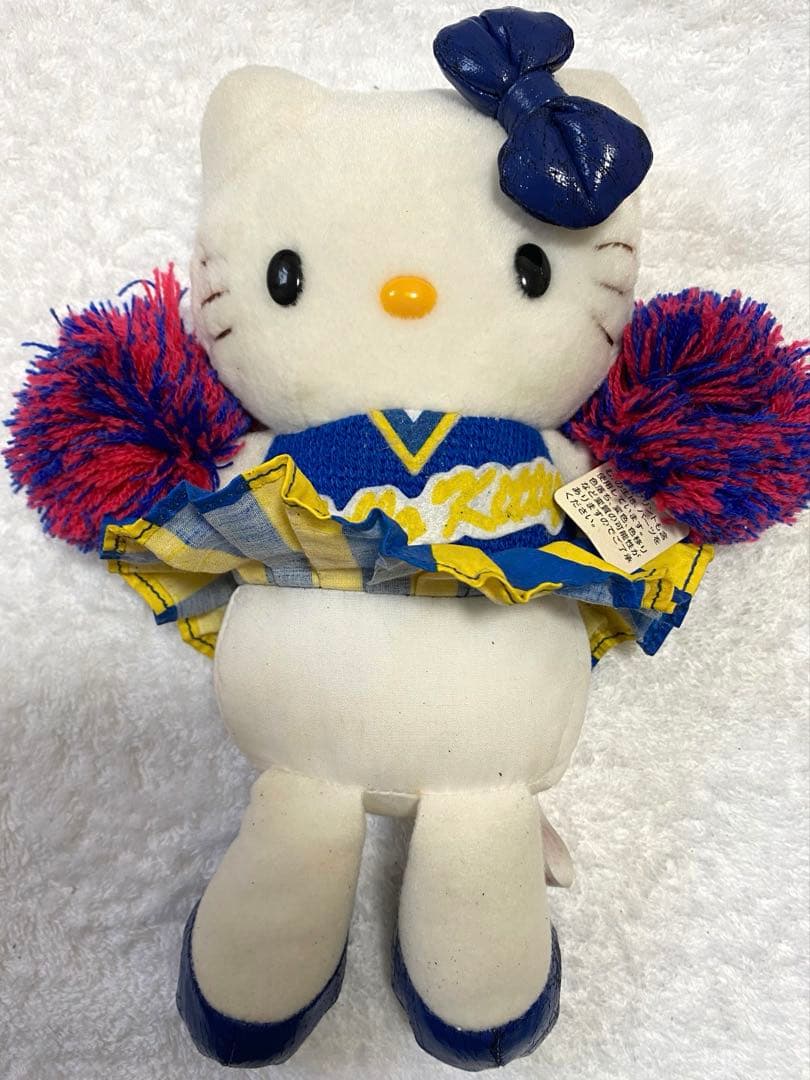 【希少】レトロ　ハローキティ　チアガール3体セット レアサンリオ　ぬいぐるみ