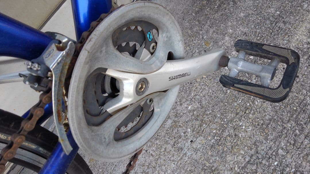 ルイガノ700c(AA420)青、大阪堺