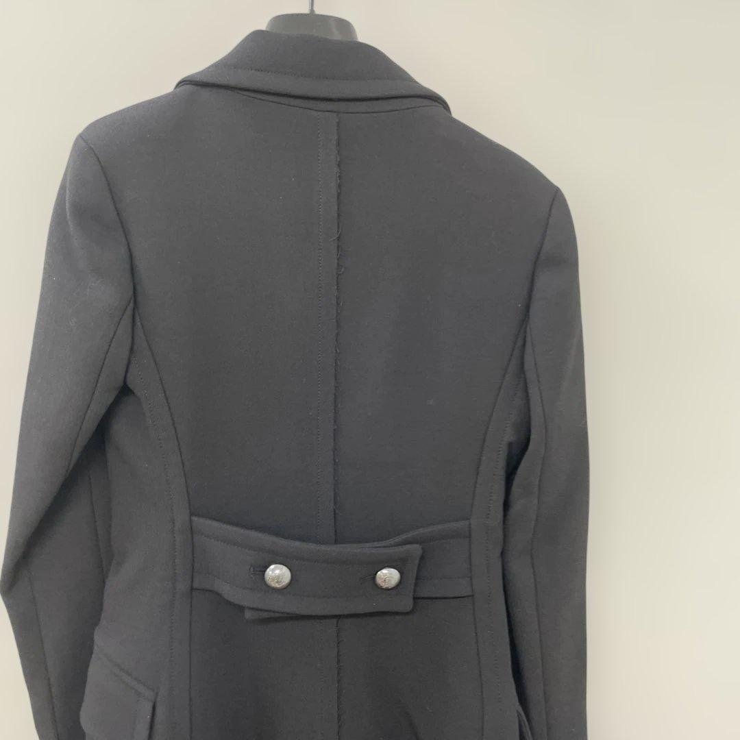 【新品未使用品】ディーゼルブラックゴールド　チェスターコート　銀ボタン