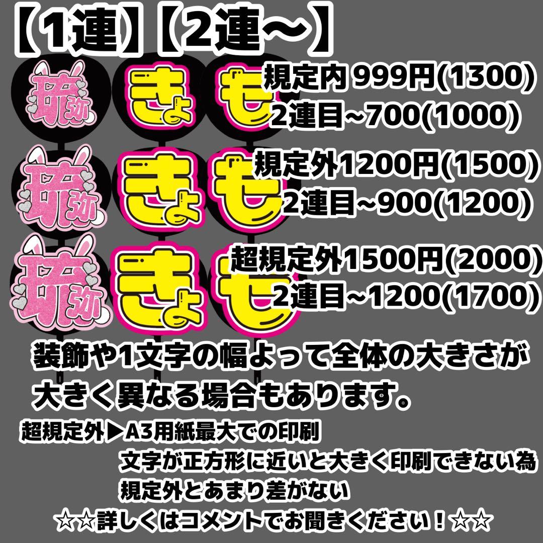 うちわ文字 オーダー うちわ屋さん 文字パネル ファンサうちわ 連絡