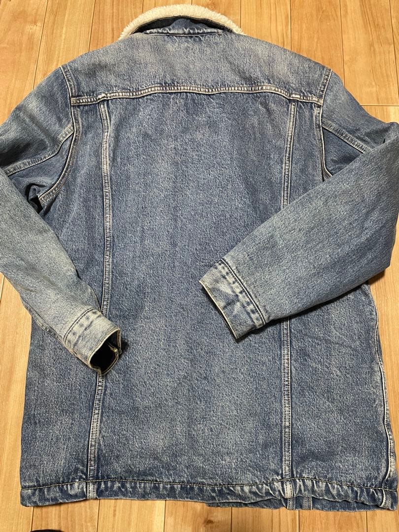 リーバイス プレミアム ボアデニムジャケット ロング　新品　ビッグE